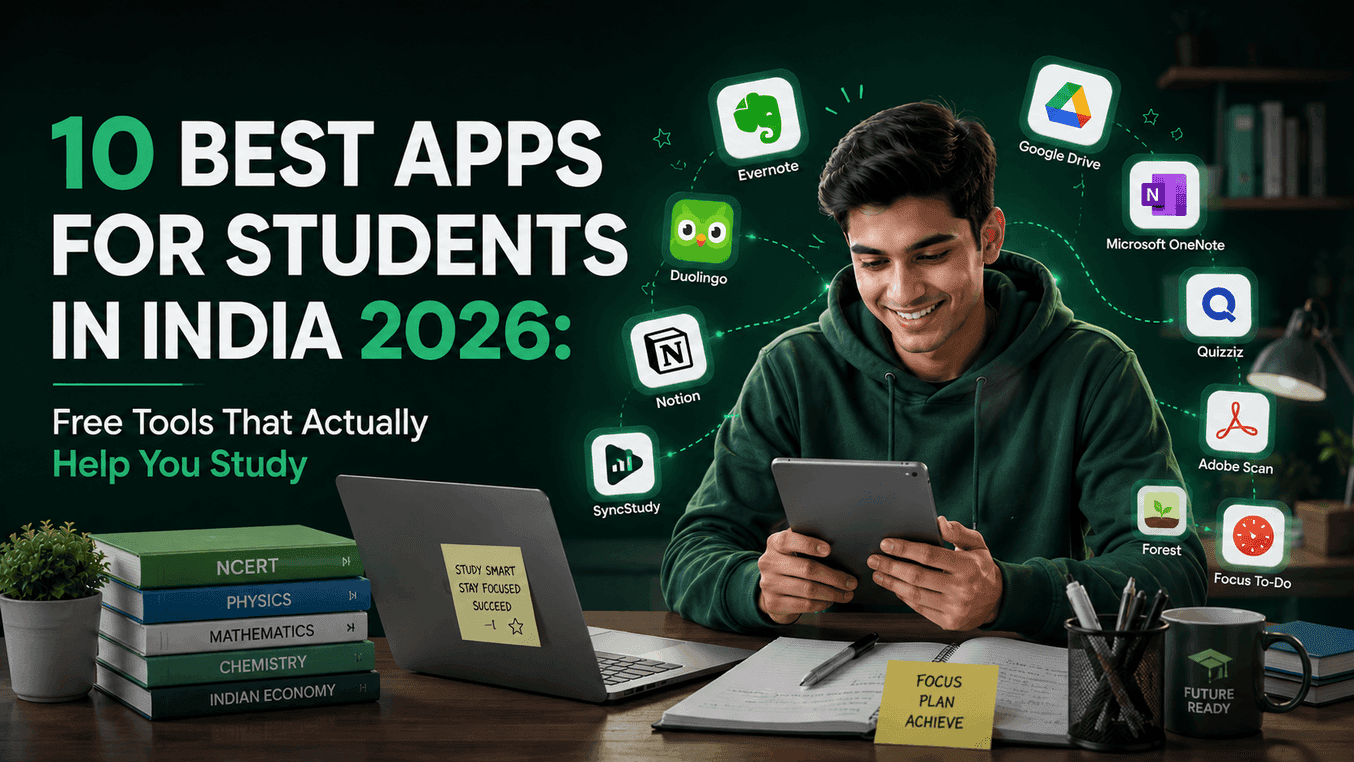 10 Best Apps for Students in India 2026 (Free & Paid)