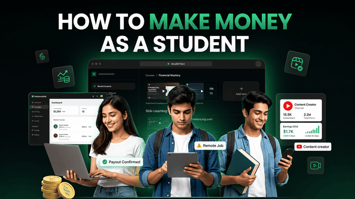 How to Make Money as a Student Online in India (2026) | SyncStudy